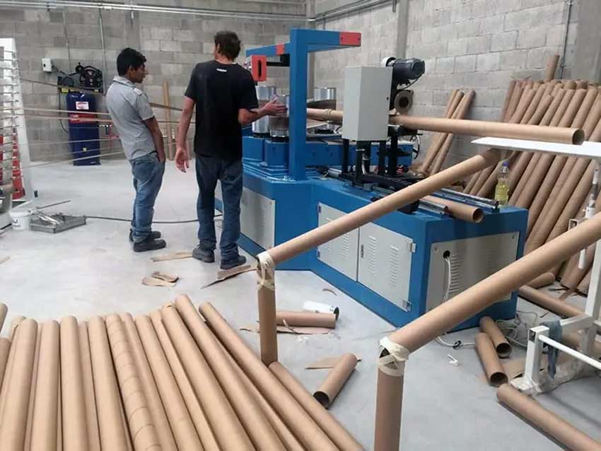 لوله مقوایی چگونه تولید می‌شود؟